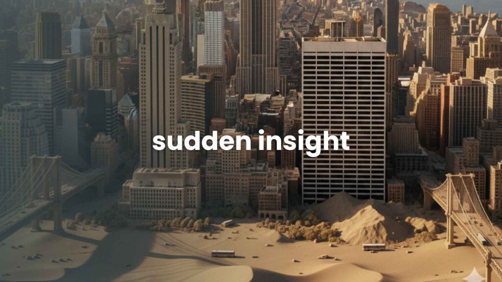 Sudden Insight